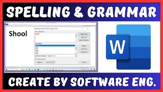 Spelling amp Grammar Option in Microsoft Word in Hindi [upl. by Florentia805]