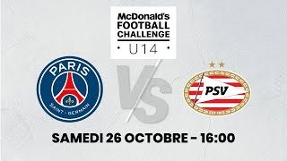 U14 PSG  PSV EINDHOVEN samedi 16h00 [upl. by Souza17]