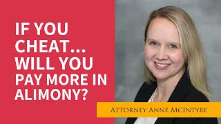 Does Cheating Affect Alimony In Wisconsin [upl. by Ahusoj420]