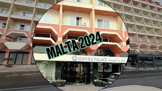 QAWRA PALACE HOTEL  MALTA 2024 [upl. by Neelik131]