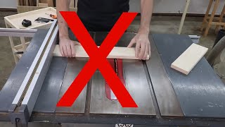 A stepbystep guide to making your first table saw cuts TABLESAW BASICS [upl. by Yllor]