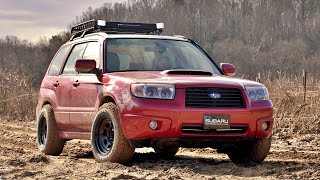 Building an offroad Subaru Forester XT in 9 minutes [upl. by Lesnah986]