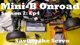 MiniB Onroad  Season 2 Ep 4 Hot Racing Servo Saver with Savox SH0257MGP Servo  More [upl. by Nnylatsirk164]