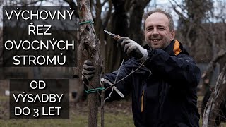 Výchovný řez ovocných stromů od výsadby do 3 let [upl. by Dnesnwot896]