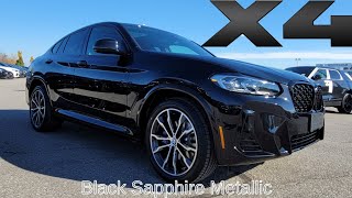 NEW ARRIVAL 2023 BMW X4 xDrive30i Black Sapphire Metallic [upl. by Ahsaekal]