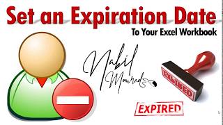 Set an Expiration Date to your Excel File [upl. by Anuahsar844]