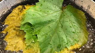 How to Prepare Fresh Vine Leaves for Dolma [upl. by Anertal629]