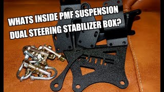 PMF Suspension Dual Steering Stabilizer OVERVIEW WHATS IN THE BOX [upl. by Rosemaria]