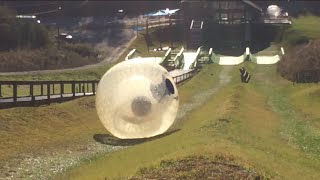 OGO at Outdoor Gravity Park Pigeon Forge  Zorbing [upl. by Suzzy869]