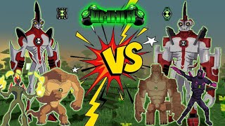 Minecraft  BEN10 addons vs BEN10  Omni R v02 [upl. by Annahahs]