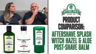 Product Comparison Aftershave Splash Witch Hazel amp Aloe amp PostShave Balm [upl. by Rita]