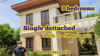 single dettached  rent to own  dasmariñas cavite  3 bedrooms  idesia [upl. by Pantheas]