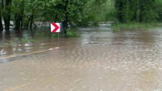 Hochwasser bei Oberriexingen 2013 [upl. by Rednael]