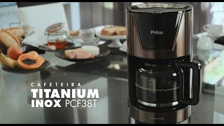 Cafeteira Philco Titanium Inox PCF38T [upl. by Naillij]