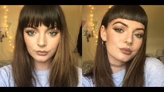 HOW TO CUT YOUR FRINGEBANGS AT HOME [upl. by Harriet]