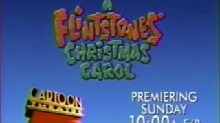 Cartoon Theater Promo A Flintstones Christmas Carol 1999 [upl. by Rahcir]