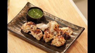 Chicken Malai Kebab  Healthy Recipes with Nutralite Mayo  Sanjeev Kapoor Khazana [upl. by Risser677]