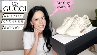 Gucci Rhyton Sneaker HONEST Review [upl. by Grevera707]