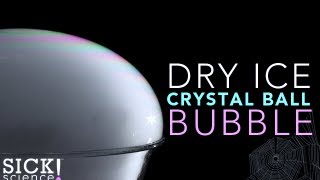 Dry Ice Crystal Ball Bubble  Sick Science 112 [upl. by Lyon901]