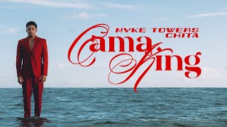 Myke Towers amp Chita  CAMA KING Lyric Video [upl. by Radbourne]