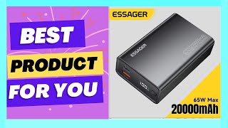 Essager Power Bank 20000mAh Portable PD 65W Fast [upl. by Mehta]