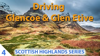 Driving Glencoe Scotland A82 amp Glen Etive  Scottish Highlands Tour [upl. by Olwena]