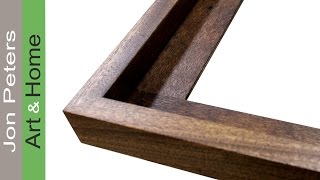 How to Get Perfect Miter Joints  Make a Frame [upl. by Asirahc]