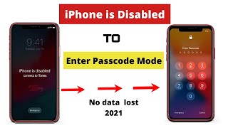 iPhone is disabled Connect to iTunes to Enter Passcode Mode switch [upl. by Euqimod]