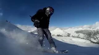 Serre Chevalier snowboarding 1516 [upl. by Airoled946]