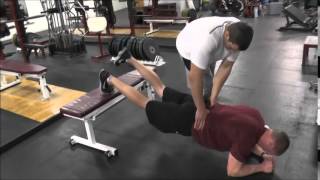 Partner Hip Flexor Prone Eccentric [upl. by Newel]