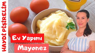 Ev Yapımı Mayonez  Evde Mayonez Nasıl Yapılır  Olga Genç [upl. by Acinorehs]