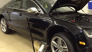 Audi S6 S7 S8 Oil Change Instructions [upl. by Nonnahsal]