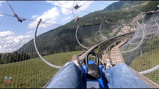 Our LONGEST Toboggan Run EVER❗😱 3km Hasenhorn Rodelbahn Onride POV Todtnau Germany  Chairlift [upl. by Ynor336]