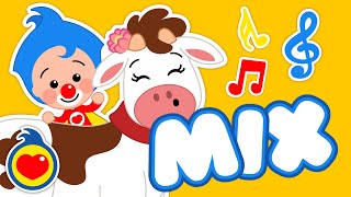 Plim Plim ♫ Mix  Los Animalitos y Más Canciones de La Granja 41Min ♫ Canciones Infantiles [upl. by Airamat584]