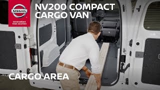 2015 Nissan NV200 Compact Cargo Van Cargo Space Configurations [upl. by Anileve547]