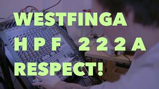 Live Dub Mixing With Westfinga HPF 222a  High Pass Filter [upl. by Mussman]