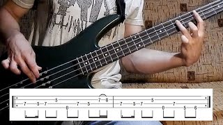 How to play Peace Sells by Megadeth  bass lesson  tab [upl. by Buff]