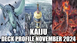 KAIJU DECK PROFILE NOVEMBER 2024 YUGIOH [upl. by Hgielsa]