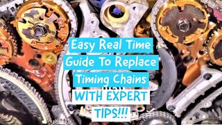 Best GM 36 v6 timing chain tricks and tips the EASIEST WAY Cadillac Acadia LY7 [upl. by Raamaj296]