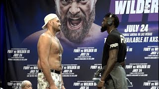 Tyson Fury vs Deontay Wilder 3 Press Conference [upl. by Ellehcen]