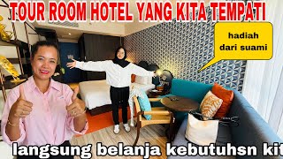 TOUR ROOM HOTEL YG KITA TEMPATI amp LANGSUNG BELANJA KEPERLUAN KITA SELAMA DI BALI HADIAH DARI SUAMI [upl. by Suivatco]