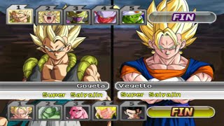 TEAM GOGETA VS TEAM VEGETTO  DRAGON BALL Z BUDOKAI TENKAICHI 3 ISO CON MODS VERSION LATINO GAMEPLAY [upl. by Pages]