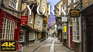 York England Walking Tour 4K April 2023 [upl. by Buonomo]