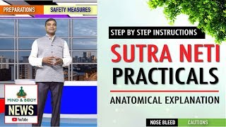 Sutra Neti amp Rubber Neti Part 2 Practicals [upl. by Qifahs]