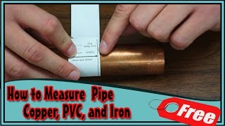 How to Measure Pipe Diameter Size Free Tool Download [upl. by Ilojna]