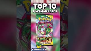 Top 10 Evolving Skies Pokemon Cards [upl. by Airdnoed66]