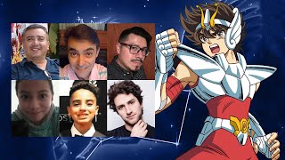 Comparando las Voces de Seiya de Pegaso Latinoamérica Doblaje CDZSaint Seiya [upl. by Ninette]