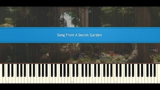 Song from a secret garden  Rolf Lovland Piano Tutorial [upl. by Alidia765]