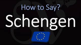 How to Pronounce Schengen CORRECTLY [upl. by Enelehcim]