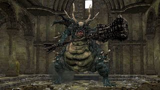 Dark Souls Remastered Asylum Demon Boss Fight [upl. by Ano]